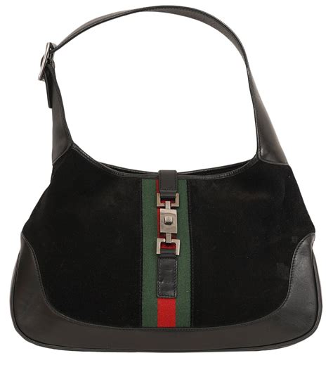 gucci black shoulder bag vintage|authentic Gucci vintage bag.